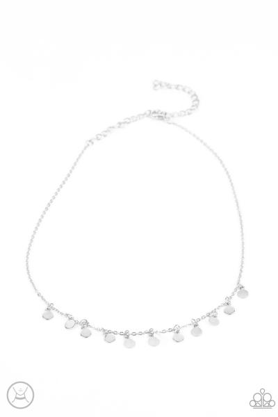 061. Ready, Set, DISCO! - Silver choker