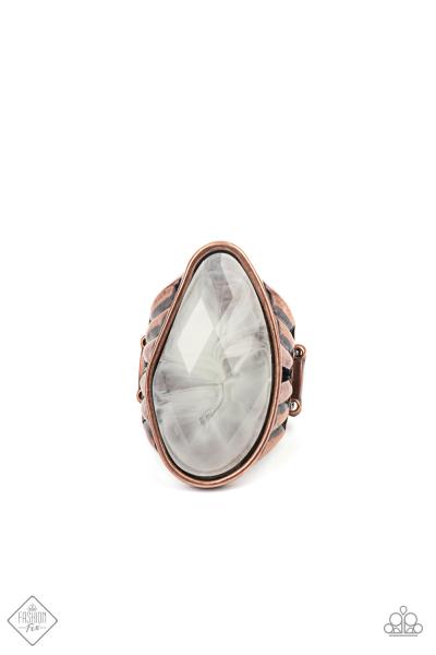 H110. Magically Mystified - Copper White Stone