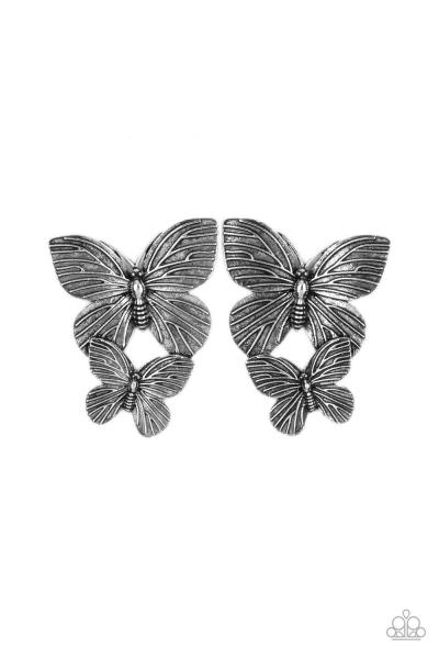 223. Blushing Butterflies - Silver